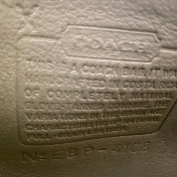 π Rare Vtg Coach Soho 4108 Pistachio Small Flap Costa Rica - Picture 9 of 16